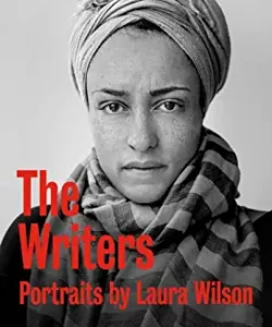 A woman with a scarf on her head and the words " the writers ".