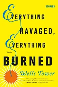 A book cover with the title of everything ravaged, everything burned.