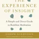 A book cover with the title of the experience of insight.