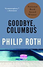 A book cover with the title goodbye, columbus.