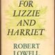 A book cover with leaves and the title for lizzie and harriet.