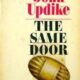 A book cover with the title of john updike 's " the same door ".