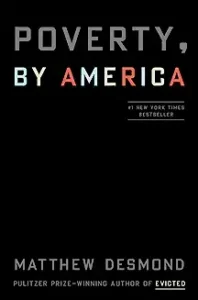 A black book cover with the words " by america ".