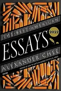 A book cover with the word essays written in it.