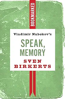 A book cover with the title of speak, memory.