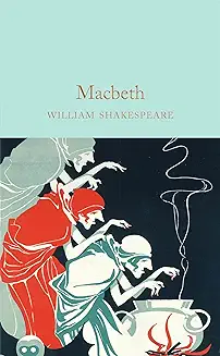 A book cover with an illustration of macbeth.