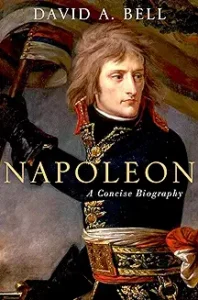 A painting of napoleon bonaparte holding his sword.