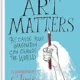 A book cover with an image of a person holding a paintbrush.