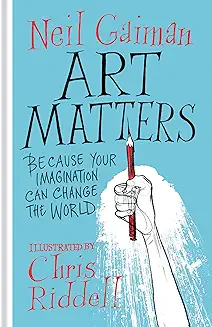 A book cover with an image of a person holding a paintbrush.