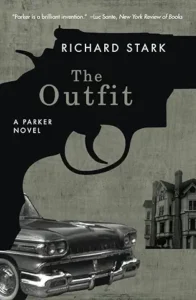 A black and white image of the cover of the book, the outfit.