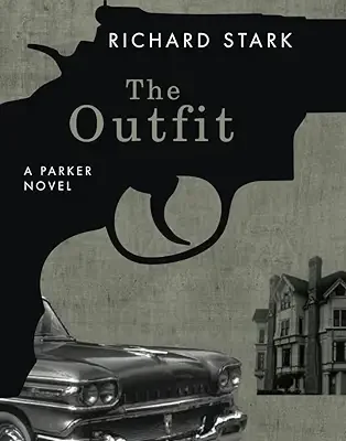 A black and white image of the cover of the book, the outfit.