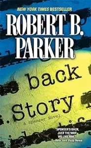 A book cover with the title of back story.