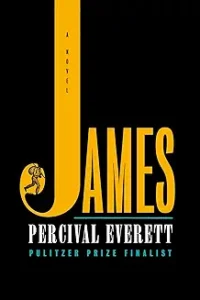 A yellow and black logo for james percival everett.