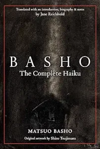 A book cover with the title of basho