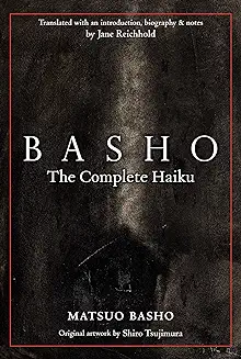 A book cover with the title of basho