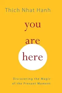 A yellow background with the words " you are here ".